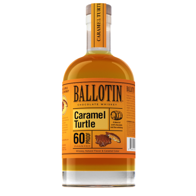 Ballotin Caramel Turtle Bourbon Whiskey
