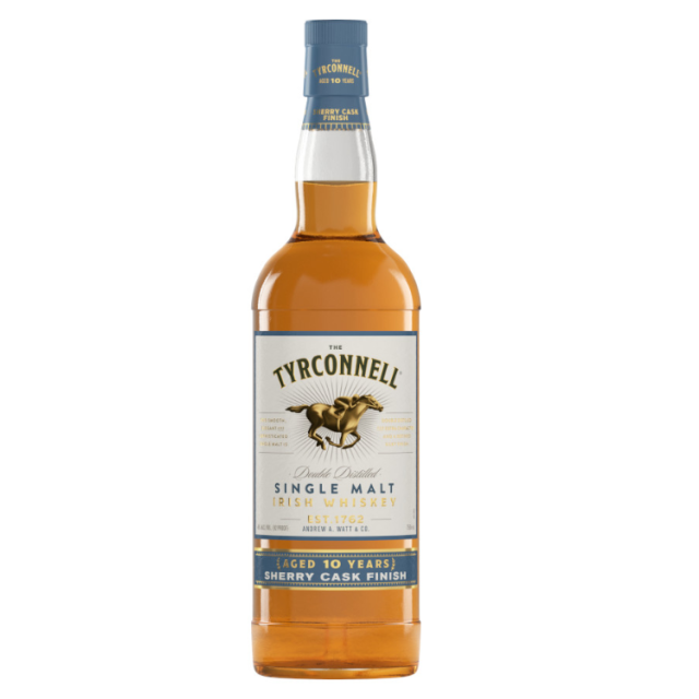 Tyrconnell 10 Year Sherry Cask Single Malt Irish Whiskey