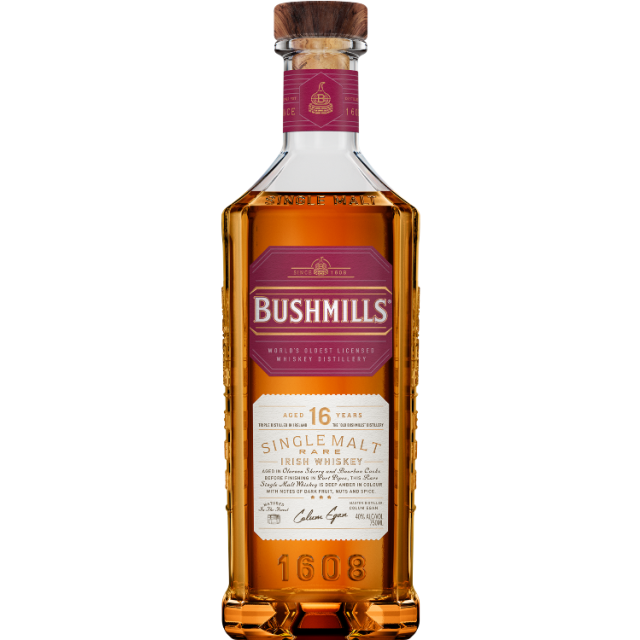 Bushmills 16 Years Old Single Malt Irish Whiskey
