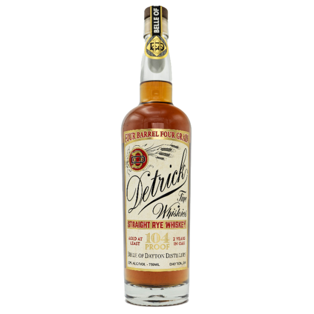 Belle of Dayton Detrick Straight Rye Whiskey