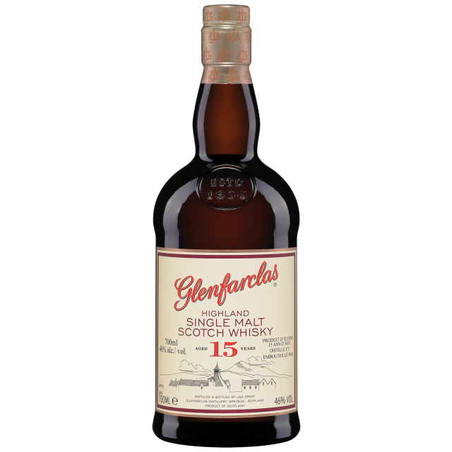 Glenfarclas 15 Year Old Highland Single Malt Scotch Whisky