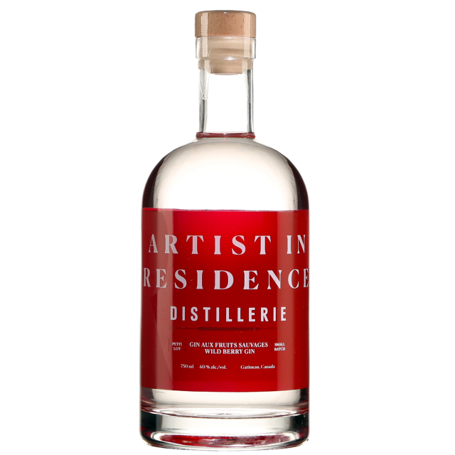 Artist in Residence Distillerie Wild Berry Gin