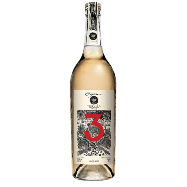 123 Organic Tres A&ntilde;ejo Tequila