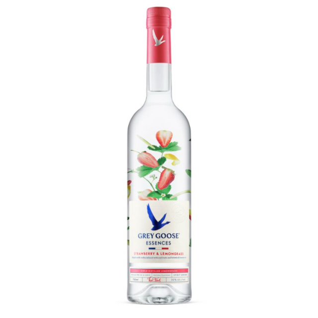 Grey Goose Essences Strawberry & Lemongrass Flavored Vodka