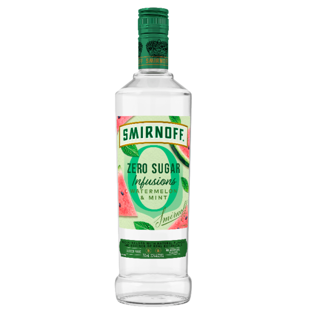 SMIRNOFF Zero Sugar Infusions Watermelon & Mint Flavored Vodka
