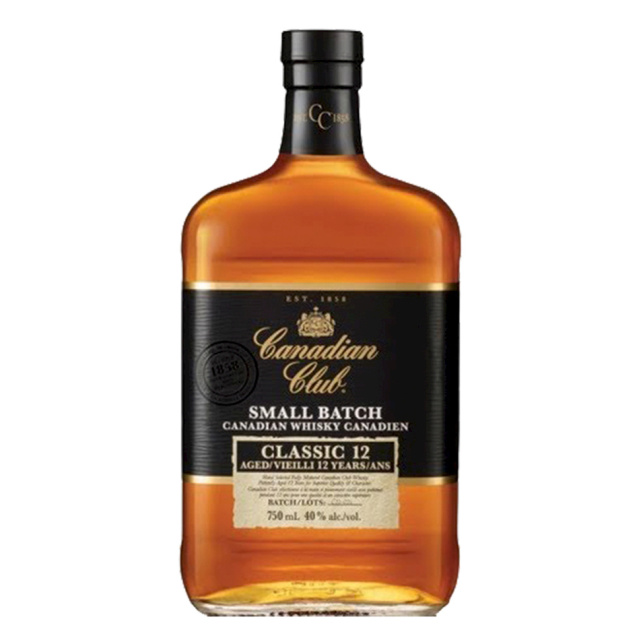 CANADIAN CLUB 12 Year Old Small Batch Blended Canadian Whisky
