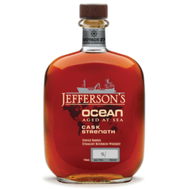 JEFFERSONS Ocean Voyage 27 Cask Strength Bourbon Whiskey