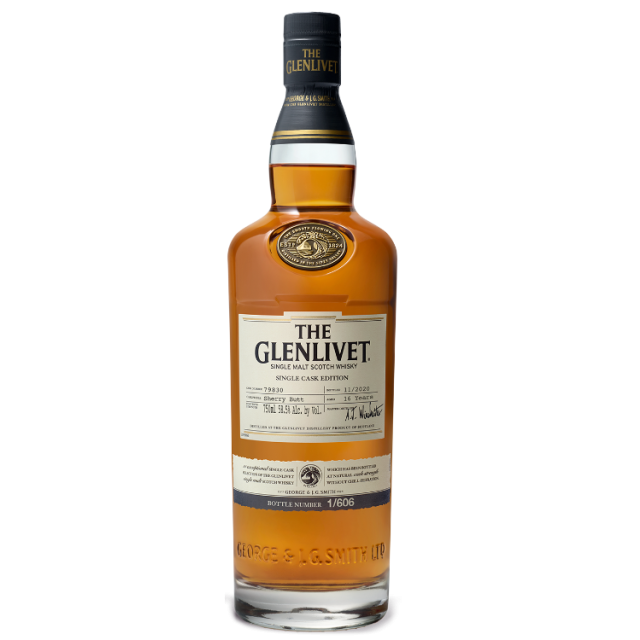 The Glenlivet Single Malt Scotch Whisky Single Cask Sherry Butt