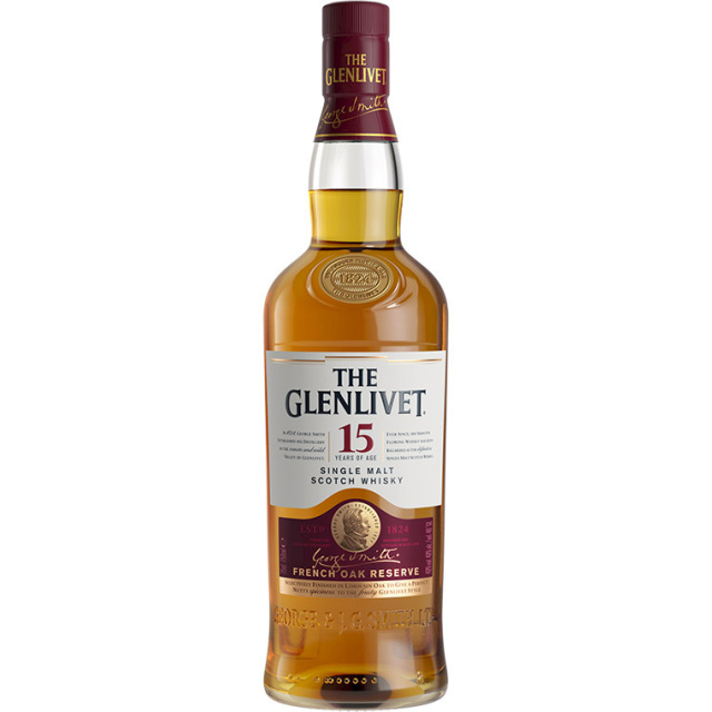 The Glenlivet 15 Year Old French Oak Single Malt Scotch Whisky