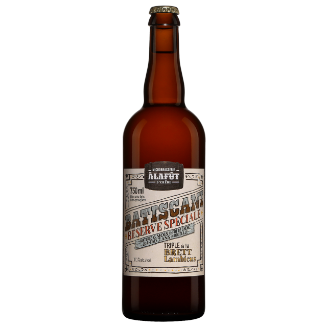 &Agrave; la F&ucirc;t Batiscani R&eacute;serve Sp&eacute;ciale Triple Beer