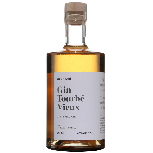 Oushkab&eacute; Tourb&eacute; Vieux Mention d&acirc;ge Canadian Whisky