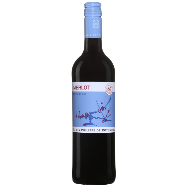 Baron Philippe de Rothschild Pays dOc Merlot Red Wine