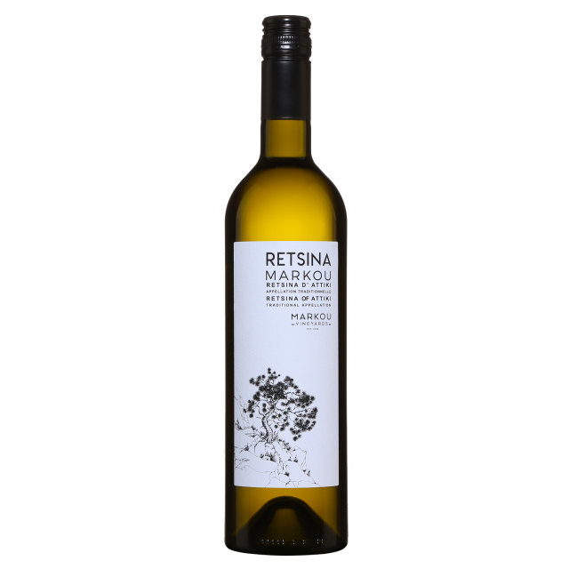 Markou Vineyards Retsina of Attiki White Wine