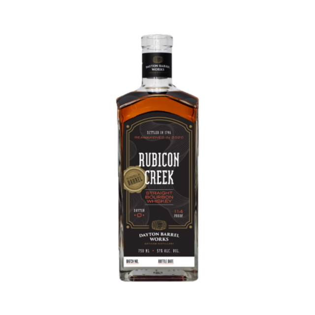 Dayton Barrel Works Whiskey Rubicon Creek Single Barrel Bourbon