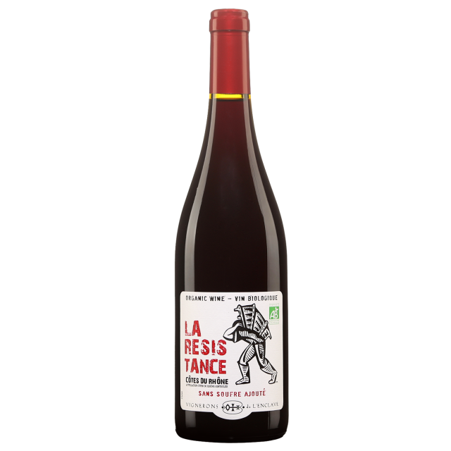 Vignerons lEnclave La R&eacute;sistance C&ocirc;tes du Rh&ocirc;ne Red Wine