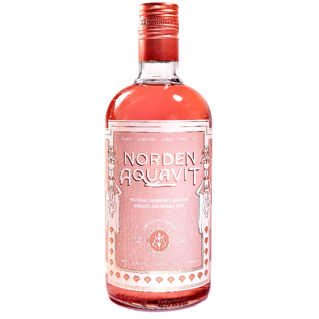 NORDEN Strawberry Rhubarb Aquavit Liqueur