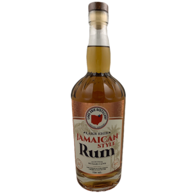 LAKE ERIE DISTILLERY RUM Jamaican Style Gold Rum
