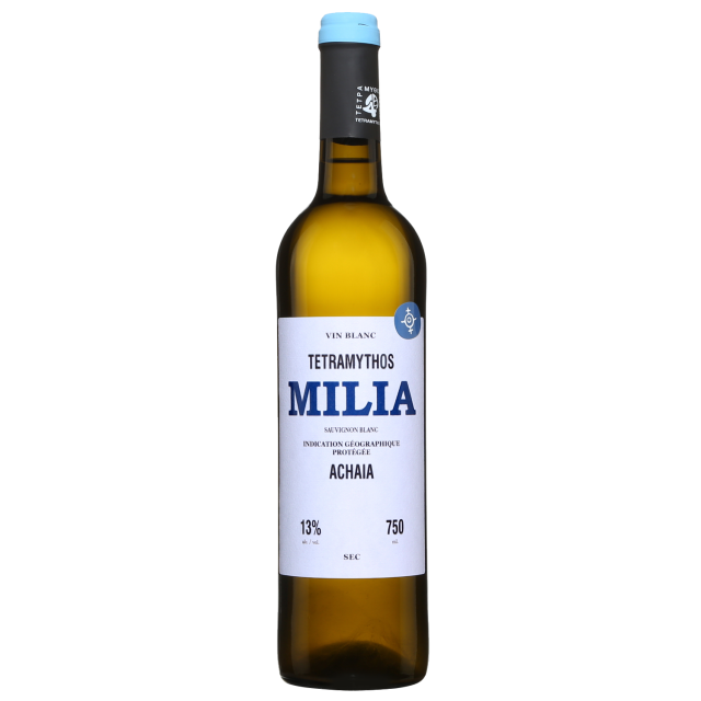 Domaine Tetramythos Mndi&aacute; Mili&aacute; Achaia White Wine