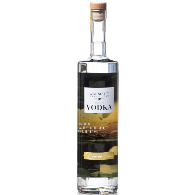 A.M. Scott Distillery Lemon Flavored Vodka