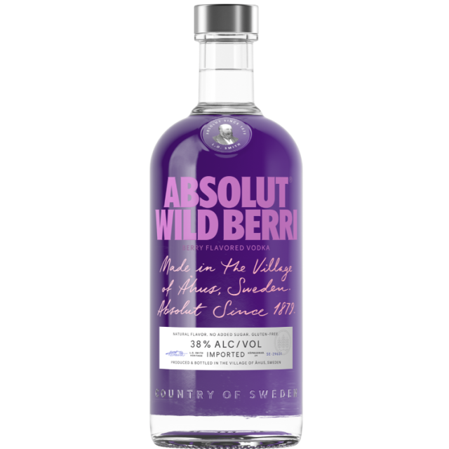 ABSOLUT Wild Berri Flavored Vodka
