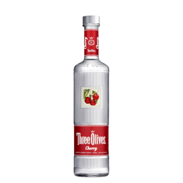 THREE OLIVES Cherry Flavored Vodka