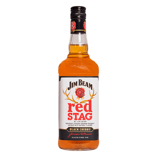Jim Beam Red Stag Black Cherry Bourbon Whiskey