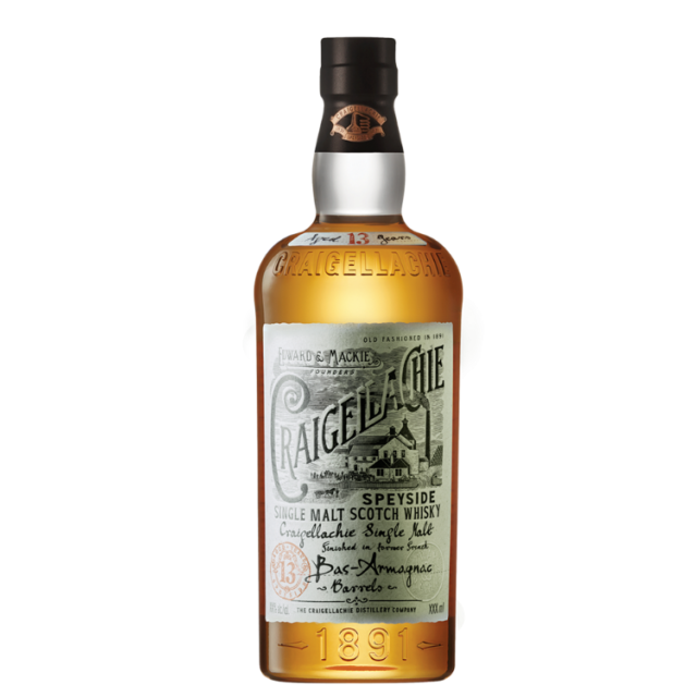 CRAIGELLACHIE 13 Years Old Armagnac Cask Finish Scotch Whisky