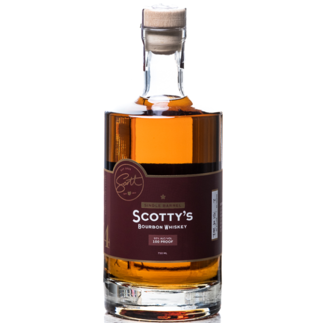 SCOTTYS BOURBON Single Barrel Bourbon Whiskey
