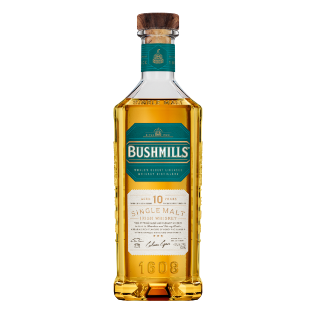 Bushmills 10 Year Old Single Malt Irish Whisky