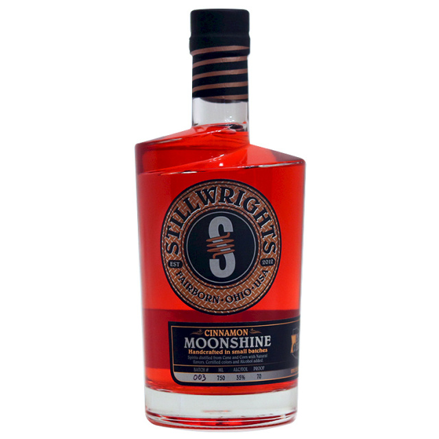 Stillwrights Cinnamon Moonshine Corn Whiskey