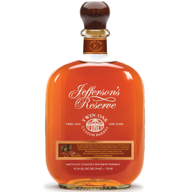 Jeffersons Reserve Twin Oak Barrel Bourbon