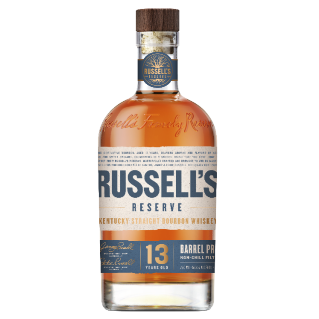 Russells Reserve 13 Year Barrel Proof Bourbon