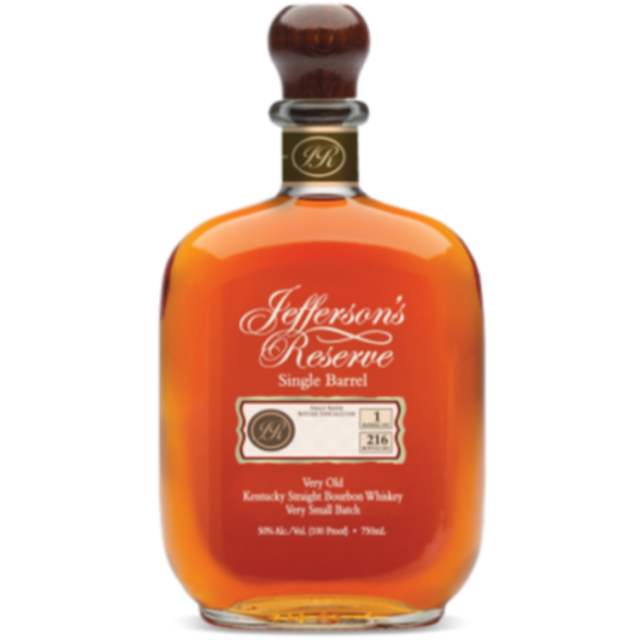 Jeffersons Reserve Single Barrel Bourbon