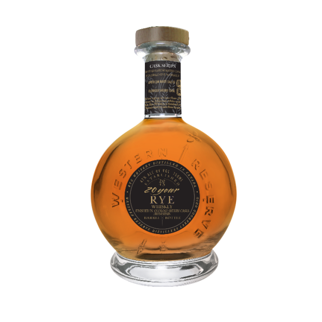 WESTERN RESERVE 20 Year Sherry Cask Rye Whiskey