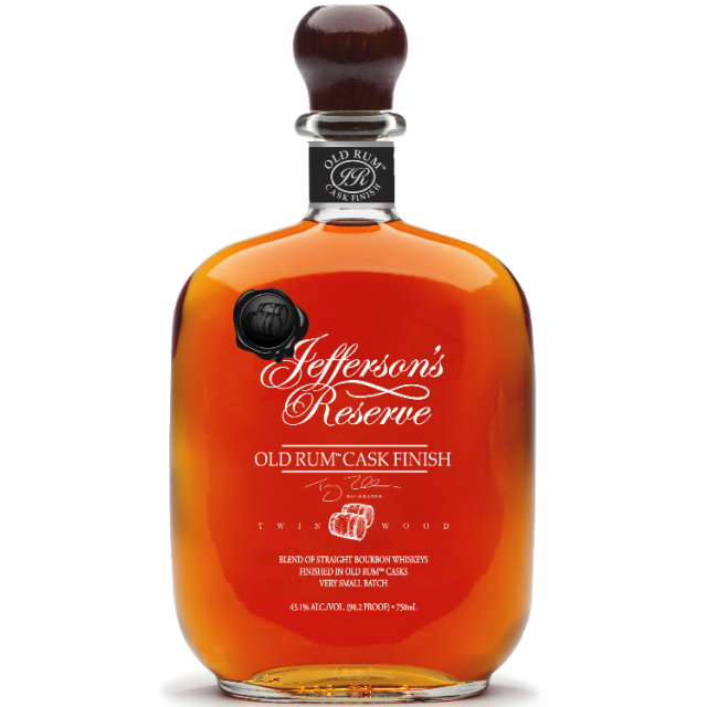 Jeffersons Reserve Bourbon Whiskey - Old Rum Cask Barrel