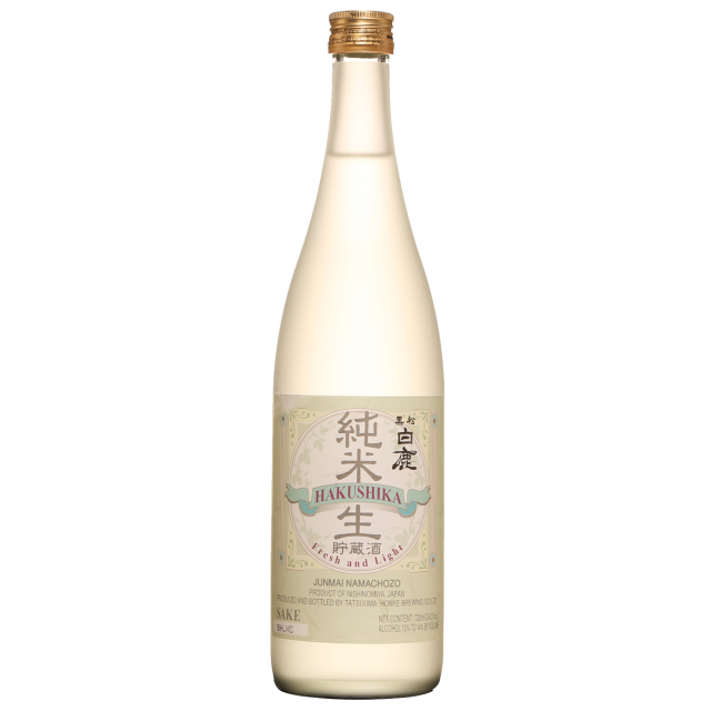 Tatsuuma Honke Brewing Hakushika Junmai Nama-chozo Sake