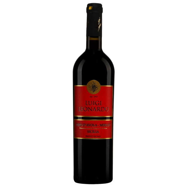 Luigi Leonardo Nero dAvola Merlot Red Wine
