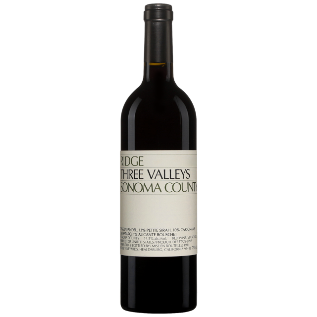 Ridge Vineyards Three Valleys Red Wine