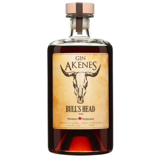 Maison Nokomis Akenes Bulls Head 1896 Canadian Gin