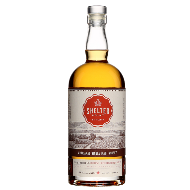 Shelter Point Artisanal Single Malt Canadian Whisky