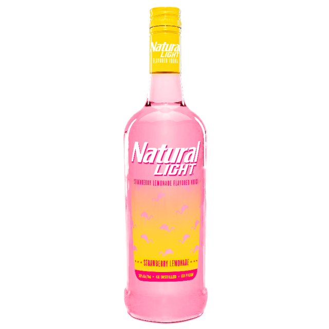 NATURAL LIGHT Strawberry Lemonade Flavored Vodka