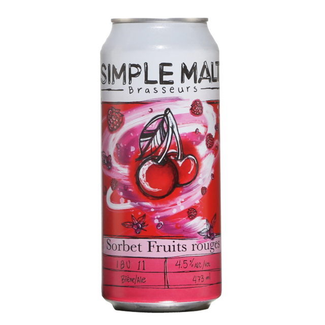 Simple Malt Sorbet Fruits Rouges