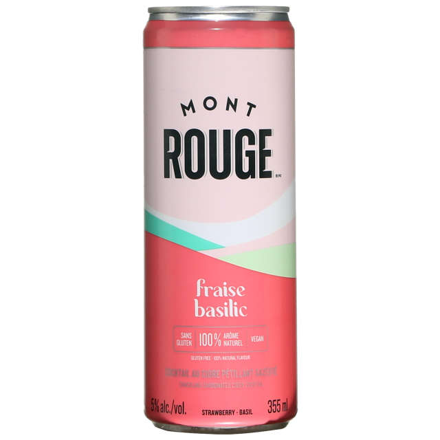 Mont-Rouge Fraise Basilic Cider