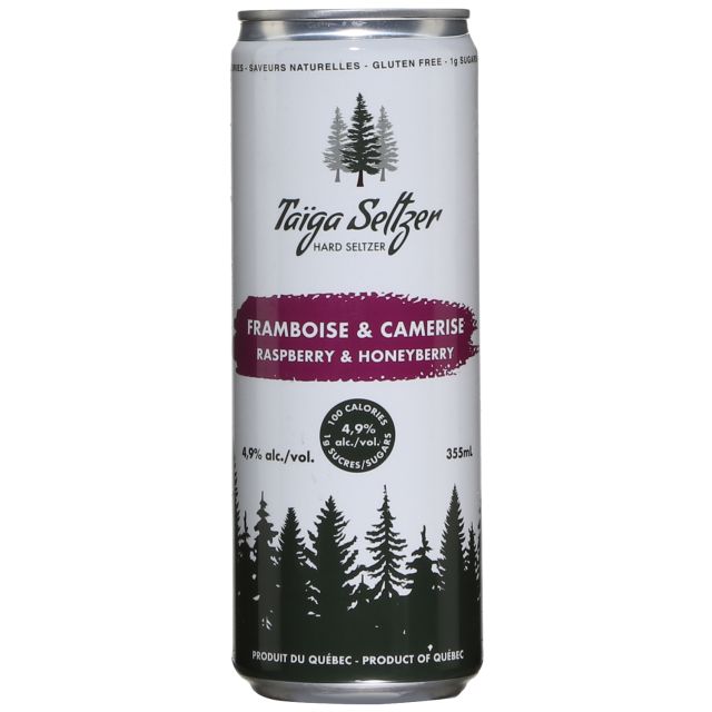 Ta&iuml;ga Seltzer Framboise Camerise Cider