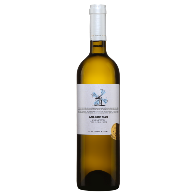 Giannikos Winery Windmill Malagousia White Wine