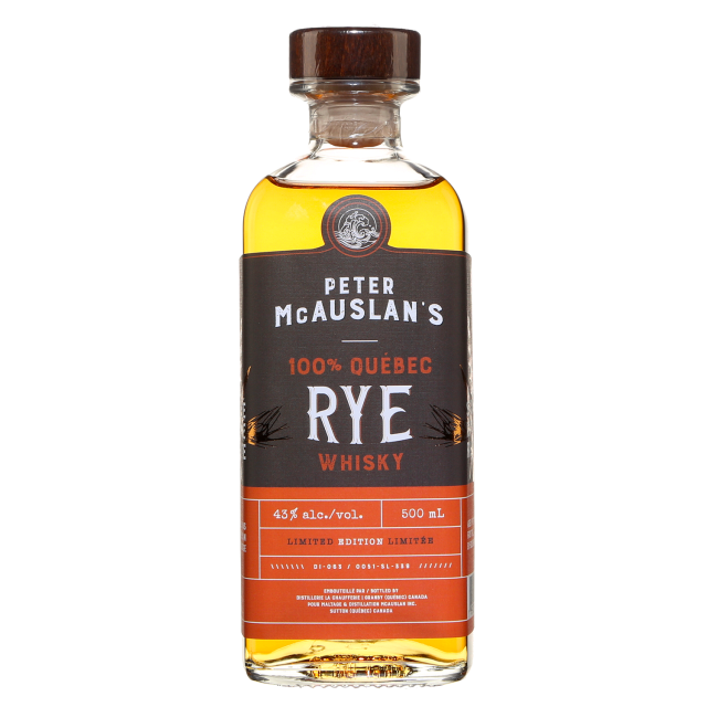 Peter McAuslans 100% Qu&eacute;bec Rye Whisky