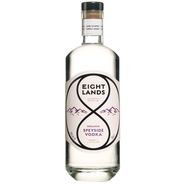 Glenrinnes Distillery Eight Lands Organic Vodka