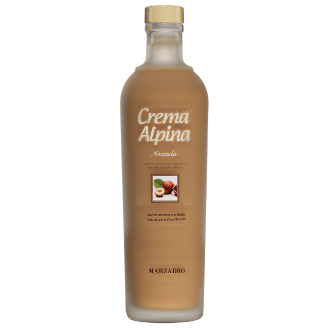 Marzadro Crema Alpina Nocciola Hazelnut Liqueur