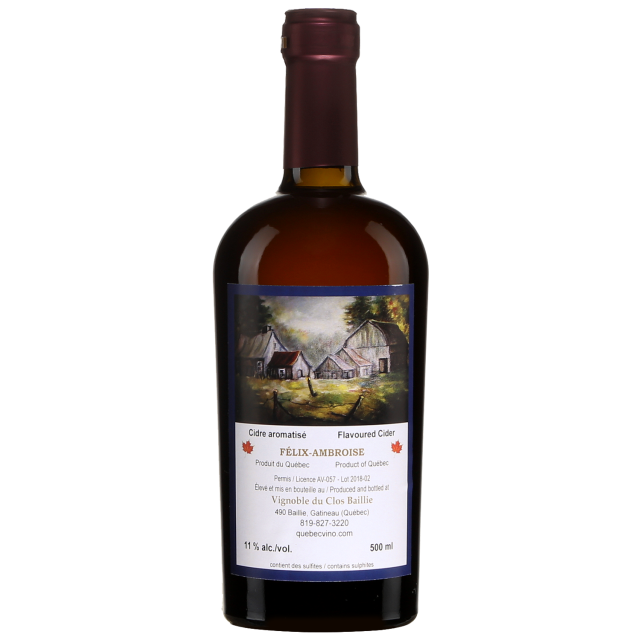 Vignoble du Clos Baillie F&eacute;lix-Ambroise Amber Cider