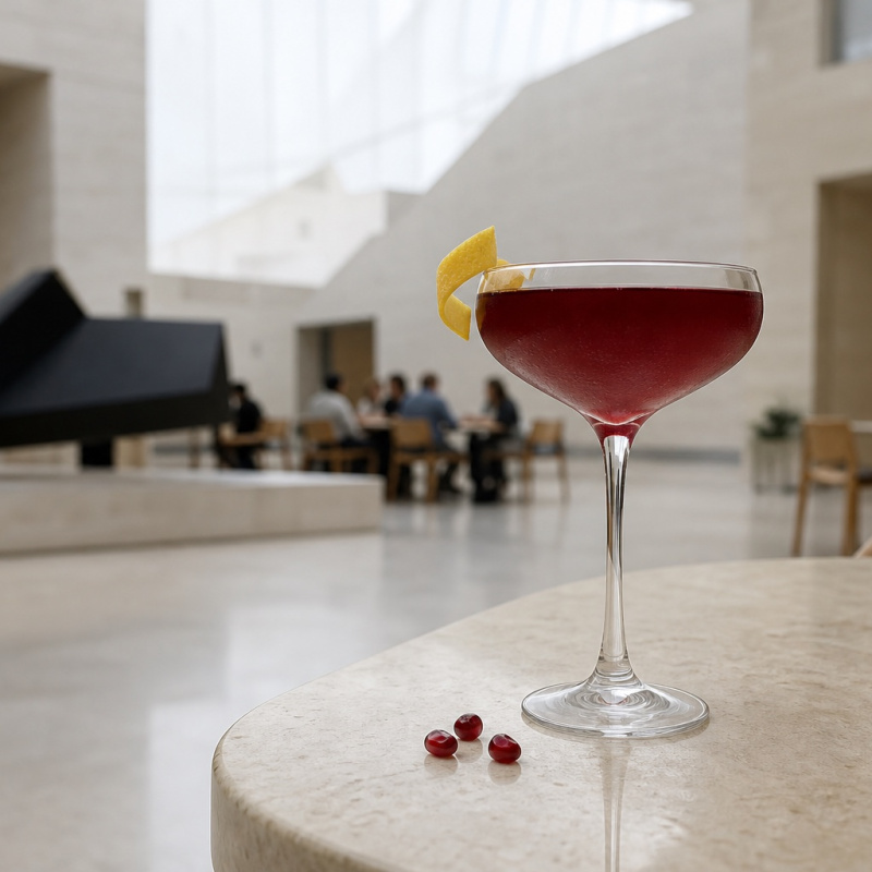 Pomegranate Martini Mocktail Recipe